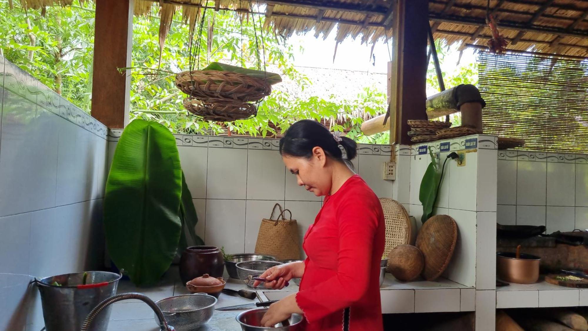 Ba Danh Homestay & Kitchen - Ben Tre Mekong Exteriér fotografie